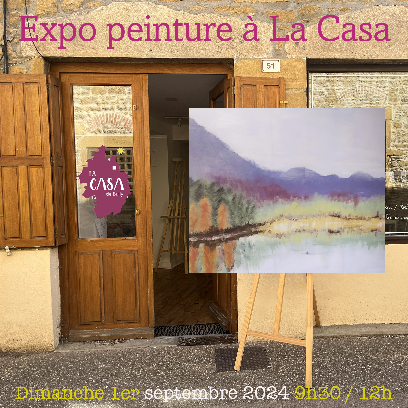 Expo peinture à La Casa !