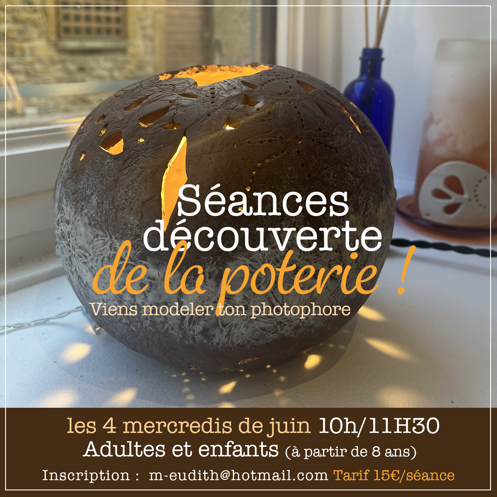 Séances découverte de la poterie