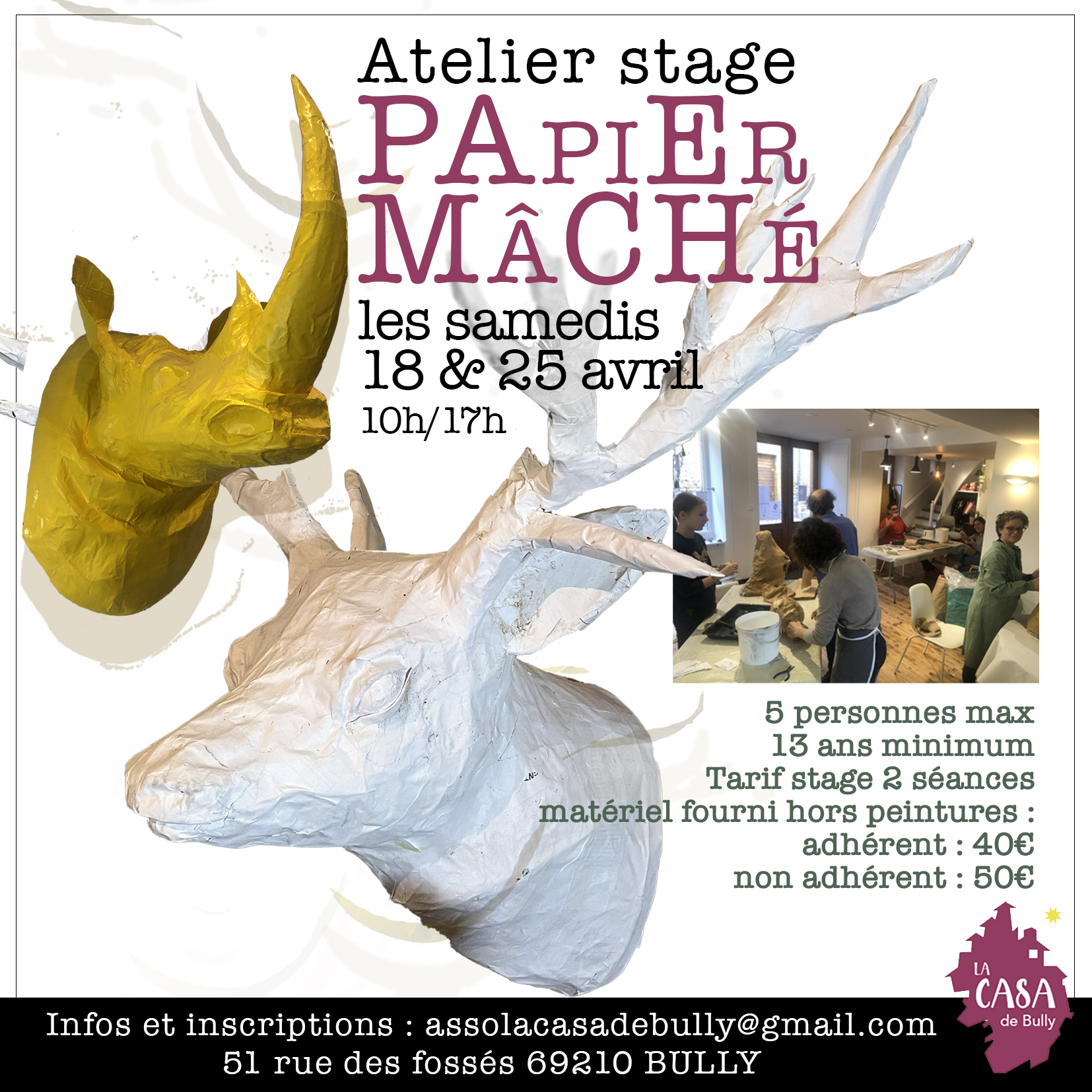 Atelier papier mâché
