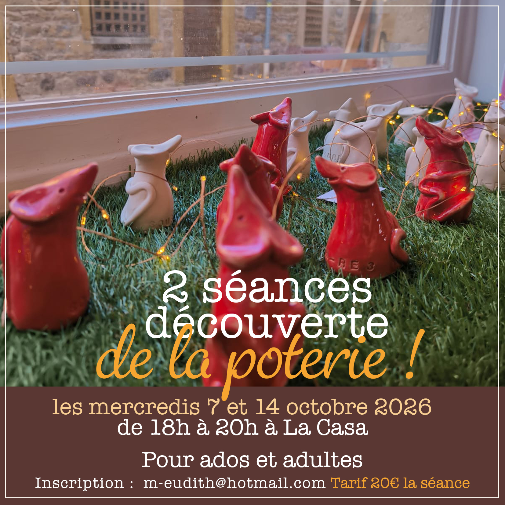 Séances découverte de la céramique
